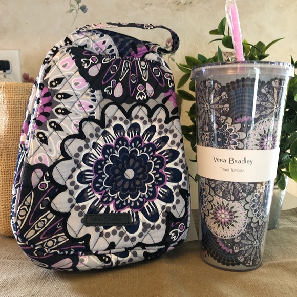 Vera Bradley Other - Vera Bradley lunch tote and matching drink cup